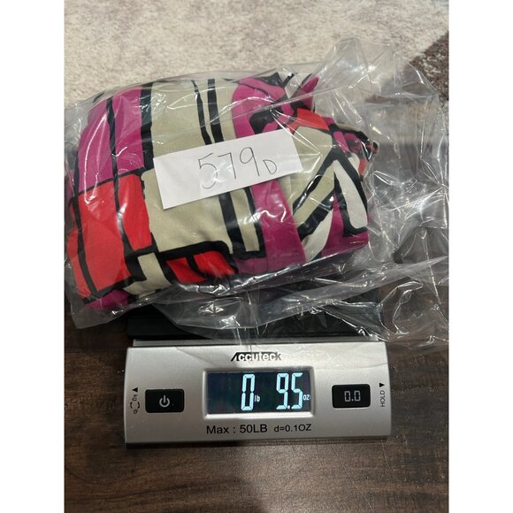 Style & Co Pleated Neck Geometric Print Short Sleeve Top Multicolor Sz Medium - Picture 9 of 9